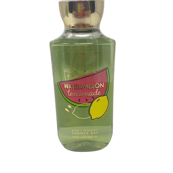 Bath and Body Works Watermelon Lemonade Shower Gel Wash 10 oz 2-Pack - Picture 2 of 5
